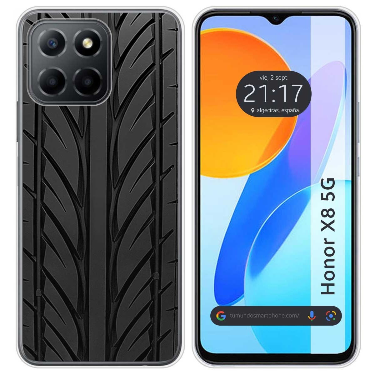 Funda Silicona para Huawei Honor X8 5G diseño Neumatico Dibujos