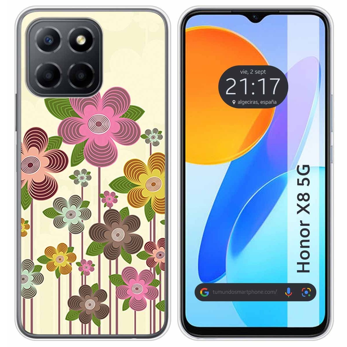 Funda Silicona para Huawei Honor X8 5G diseño Primavera En Flor Dibujos