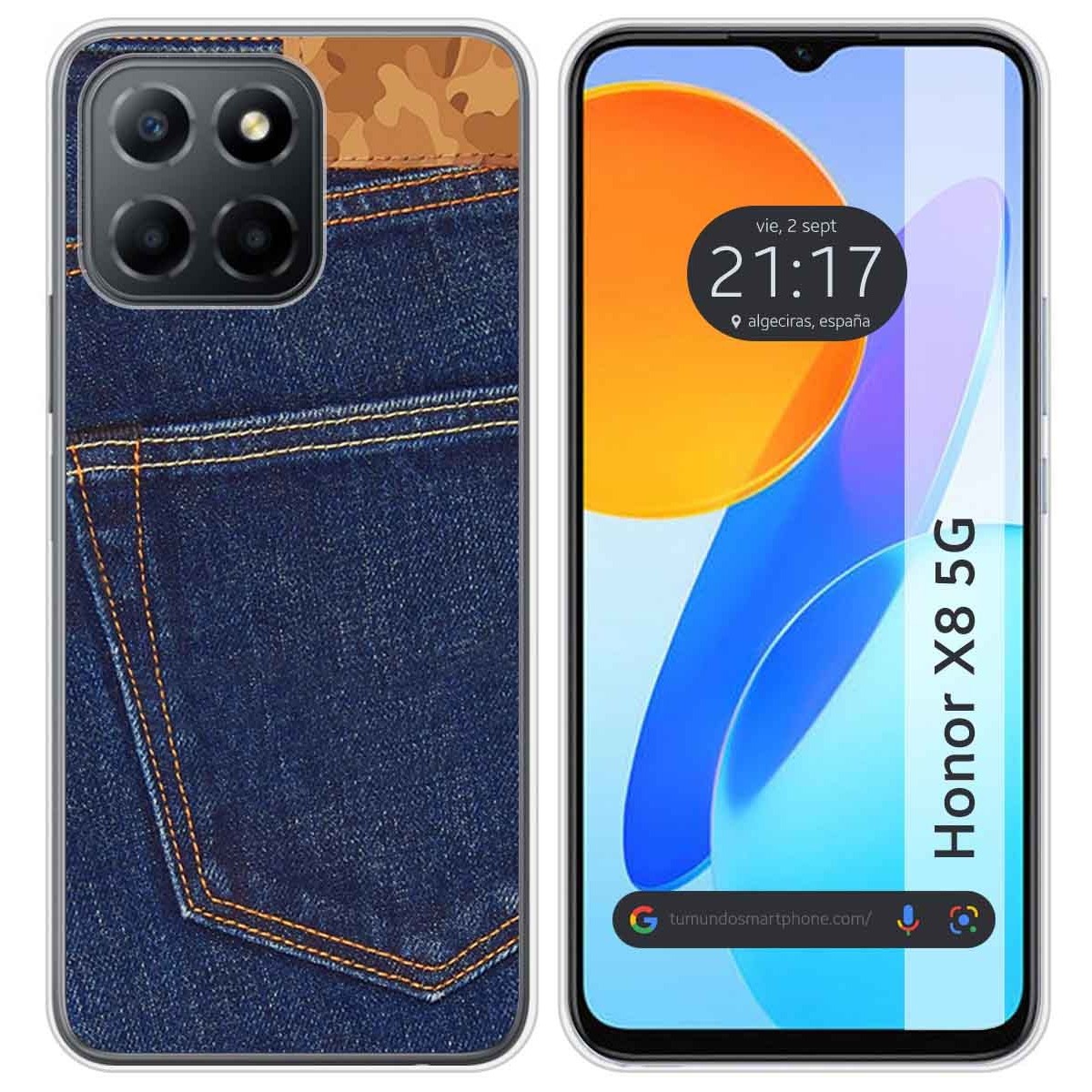 Funda Silicona para Huawei Honor X8 5G diseño Vaquero Dibujos