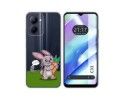 Funda Silicona Transparente para Realme C33 diseño Conejo Dibujos