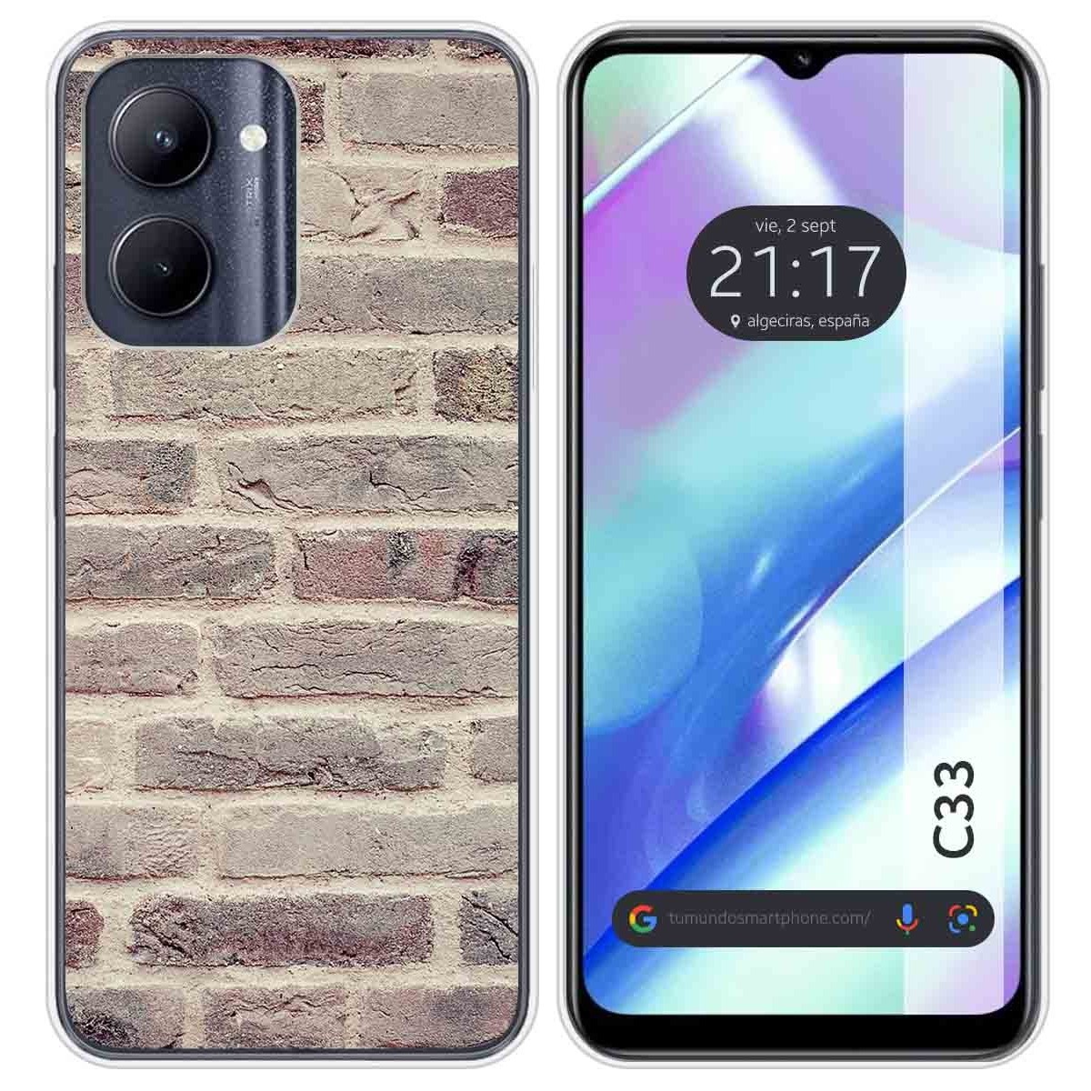 Funda Silicona para Realme C33 diseño Ladrillo 01 Dibujos