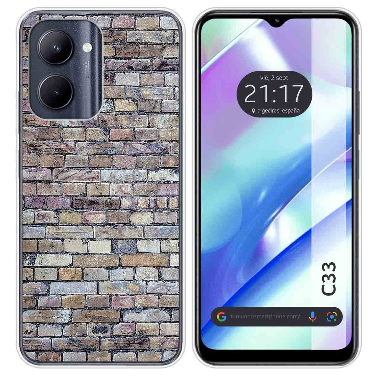 Funda Silicona para Realme C33 diseño Ladrillo 02 Dibujos