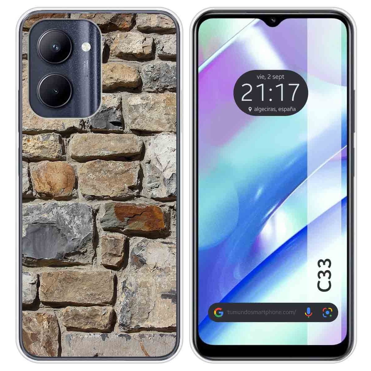 Funda Silicona para Realme C33 diseño Ladrillo 03 Dibujos