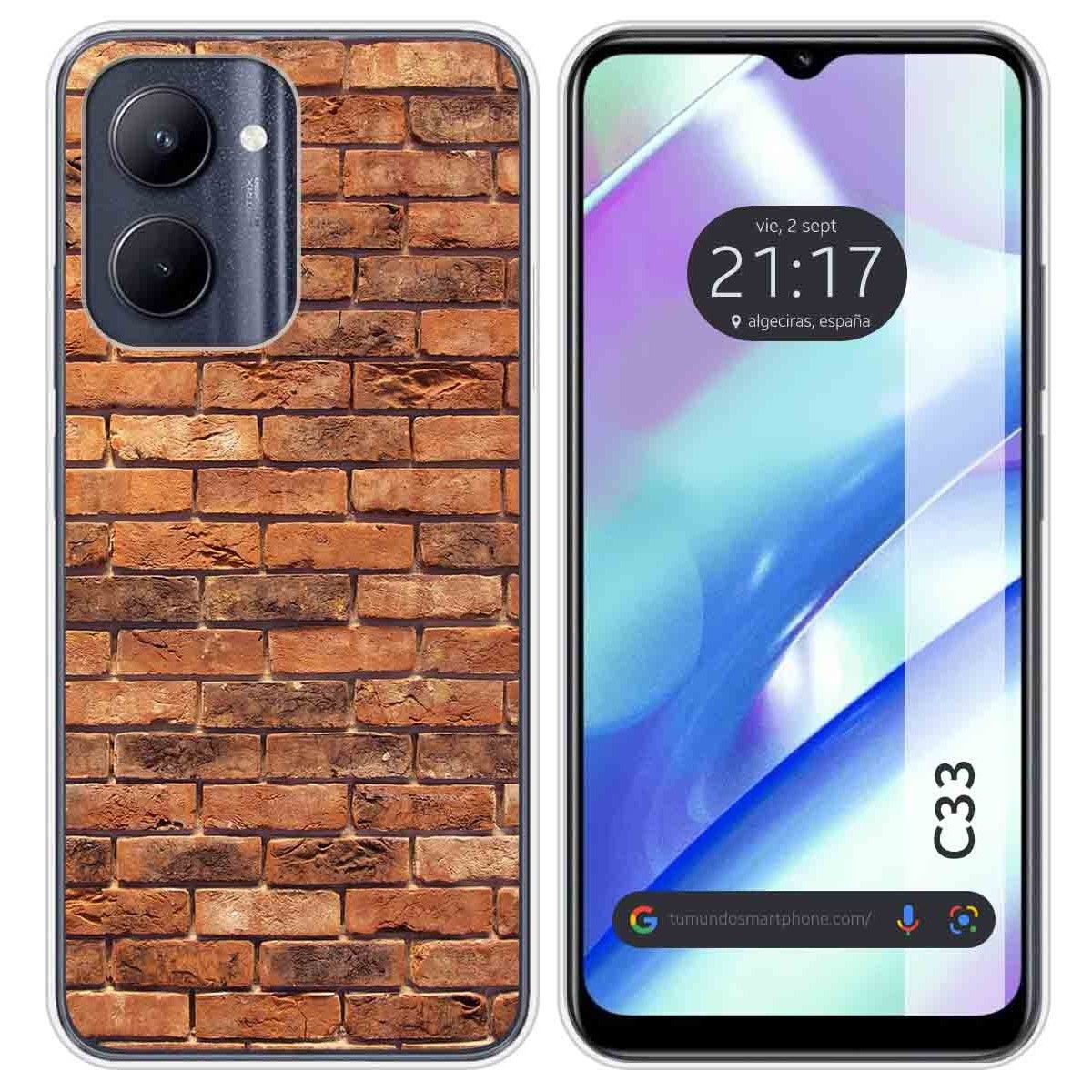 Funda Silicona para Realme C33 diseño Ladrillo 04 Dibujos