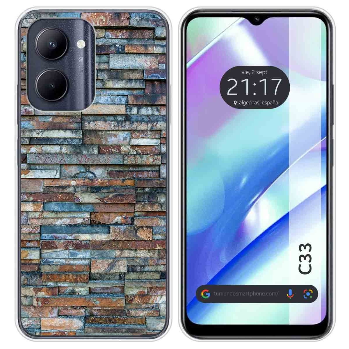 Funda Silicona para Realme C33 diseño Ladrillo 05 Dibujos