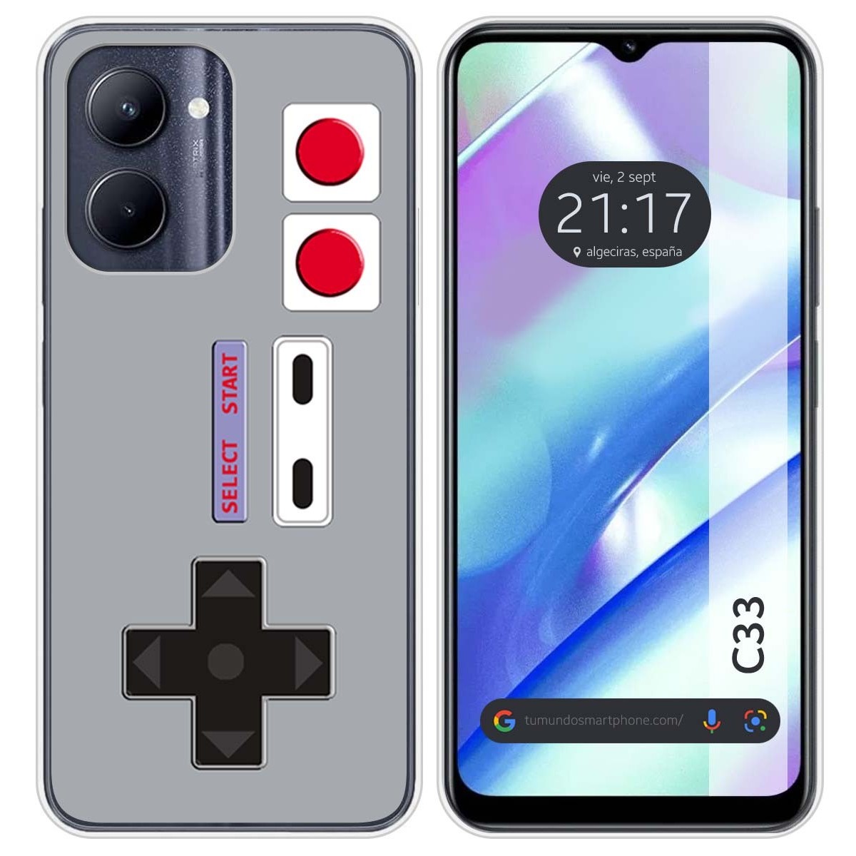 Funda Silicona para Realme C33 diseño Consola Dibujos