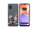 Funda Silicona Transparente para ZTE Blade A52 Lite diseño Avestruz Dibujos