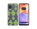 Funda Silicona Transparente para ZTE Blade A52 Lite diseño Cactus Dibujos