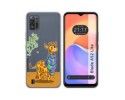 Funda Silicona Transparente para ZTE Blade A52 Lite diseño Jirafa Dibujos