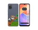 Funda Silicona Transparente para ZTE Blade A52 Lite diseño Panda Dibujos