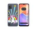 Funda Silicona Transparente para ZTE Blade A52 Lite diseño Unicornio Dibujos