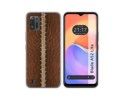 Funda Silicona para ZTE Blade A52 Lite diseño Cuero 01 Dibujos