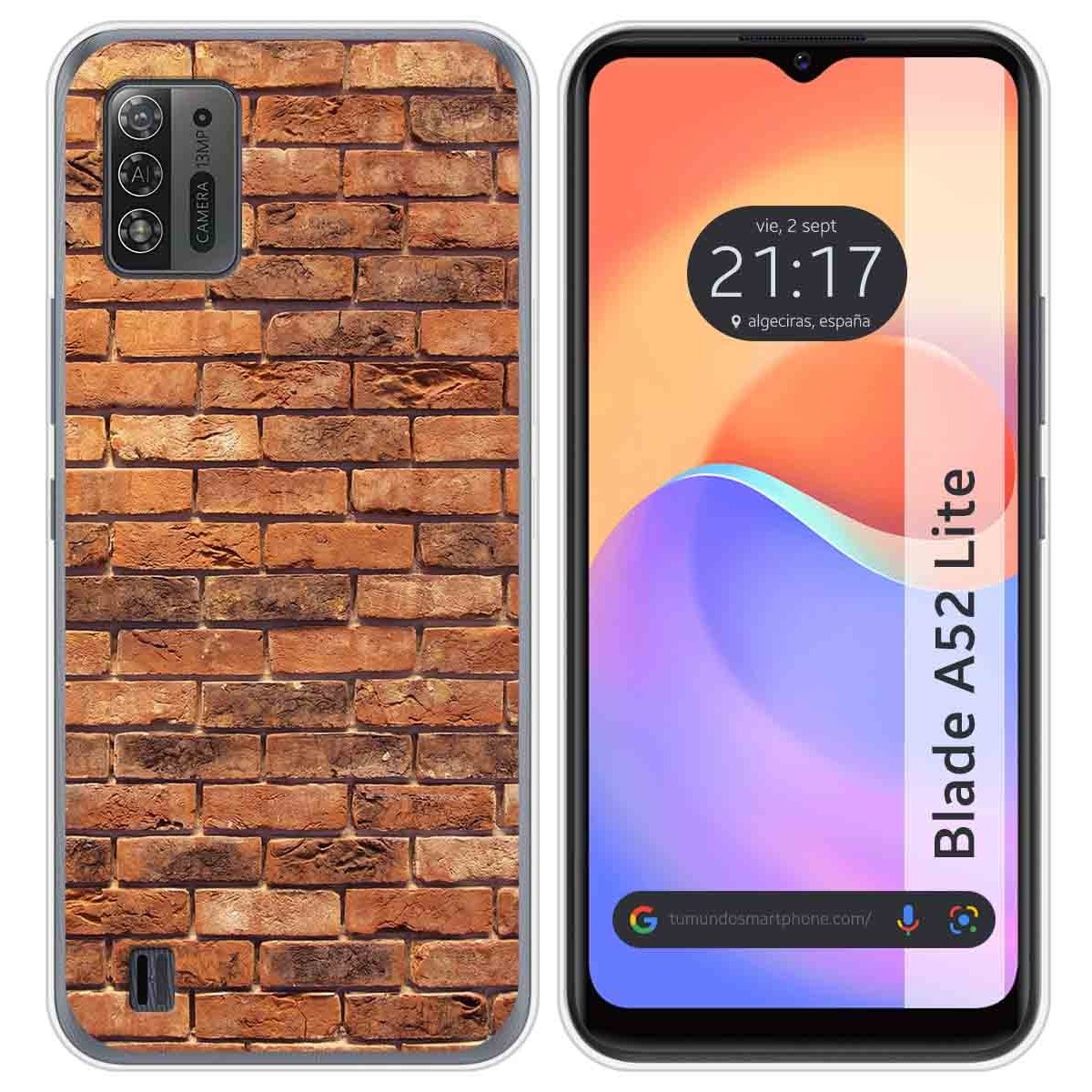 Funda Silicona para ZTE Blade A52 Lite diseño Ladrillo 04 Dibujos
