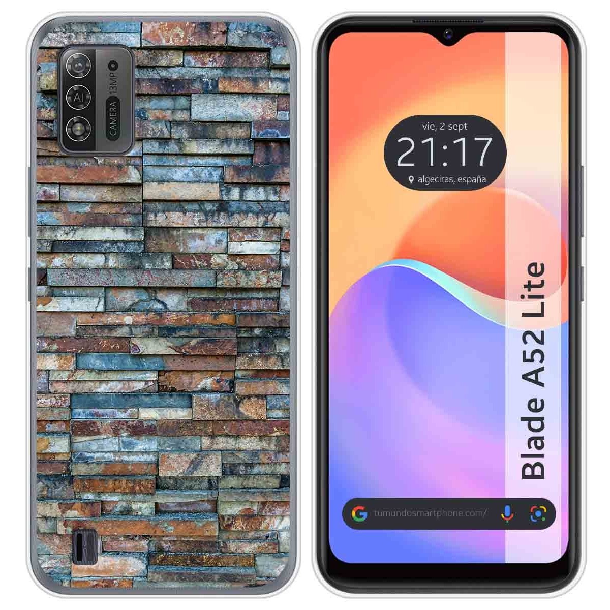 Funda Silicona para ZTE Blade A52 Lite diseño Ladrillo 05 Dibujos