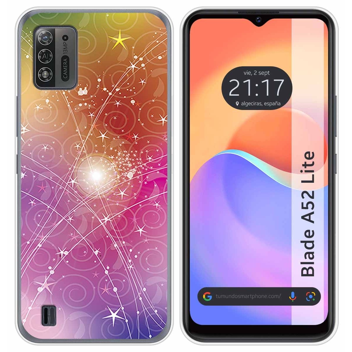 Funda Silicona para ZTE Blade A52 Lite diseño Abstracto Dibujos