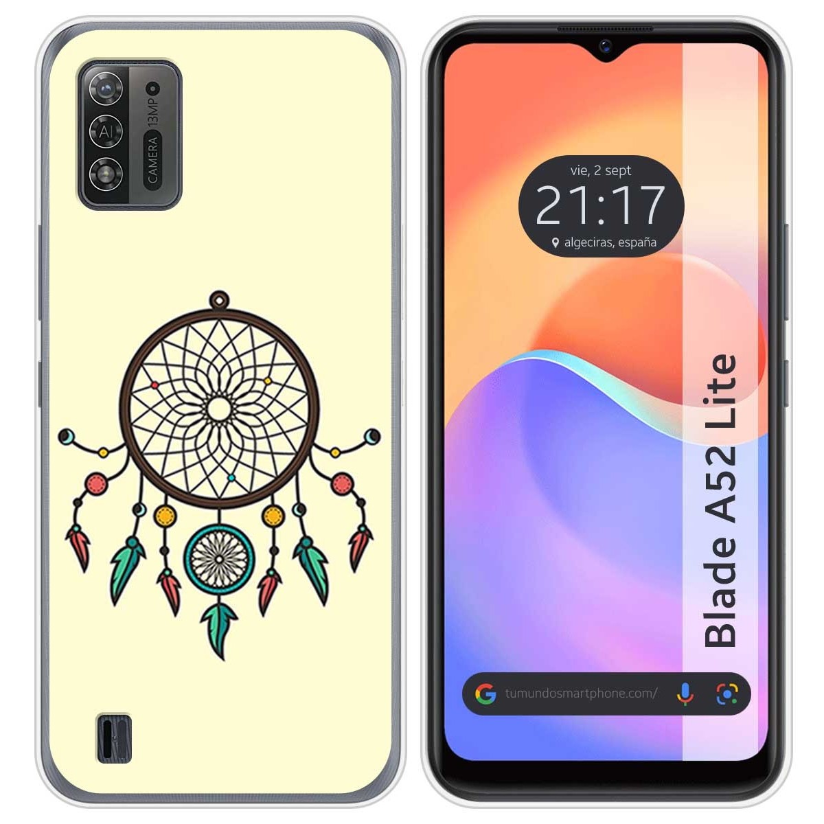 Funda Silicona para ZTE Blade A52 Lite diseño Atrapasueños Dibujos