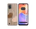 Funda Silicona para ZTE Blade A52 Lite diseño Corazones Madera Dibujos