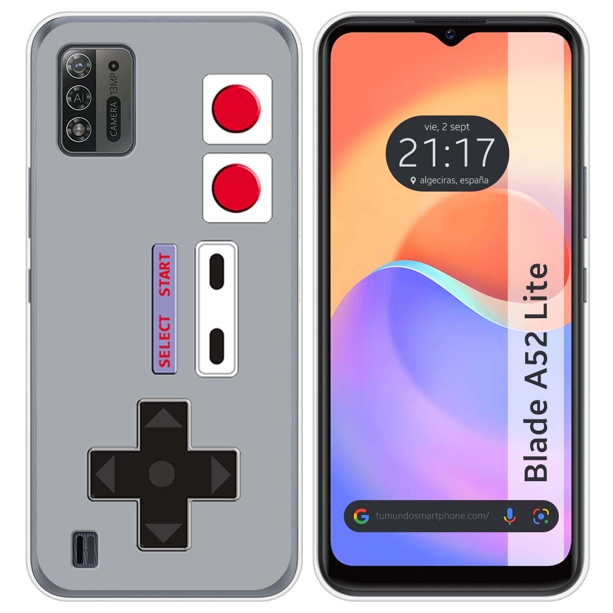 Funda Silicona para ZTE Blade A52 Lite diseño Consola Dibujos