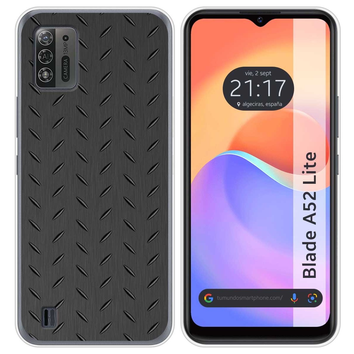 Funda Silicona para ZTE Blade A52 Lite diseño Metal Dibujos