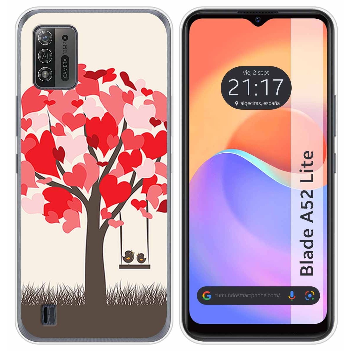 Funda Silicona para ZTE Blade A52 Lite diseño Pajaritos Dibujos