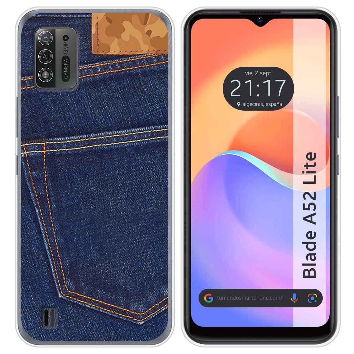 Funda Silicona para ZTE Blade A52 Lite diseño Vaquero Dibujos