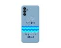 Funda Silicona Líquida Azul para Samsung Galaxy A04s diseño Agua Dibujos