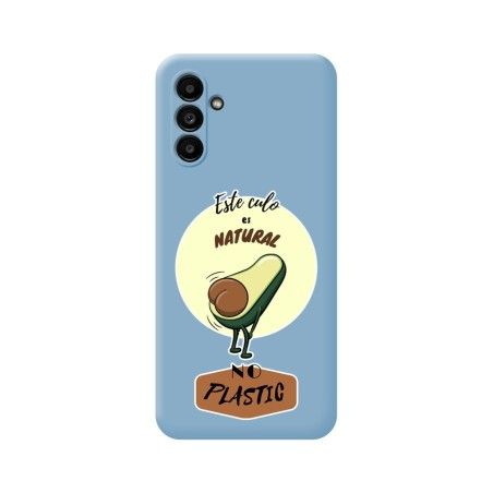 Funda Silicona Líquida Azul para Samsung Galaxy A04s diseño Culo Natural Dibujos