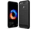 Funda Gel Tpu Tipo Carbon Negra para Huawei Honor 7X