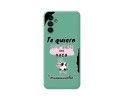 Funda Silicona Líquida Verde para Samsung Galaxy A04s diseño Vaca Dibujos