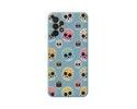 Funda Silicona Líquida Azul para Samsung Galaxy A23 5G diseño Catrina Dibujos