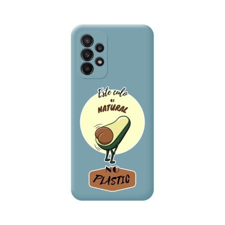 Funda Silicona Líquida Azul para Samsung Galaxy A23 5G diseño Culo Natural Dibujos