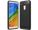 Funda Gel Tpu Tipo Carbon Negra para Xiaomi Redmi 5 Plus