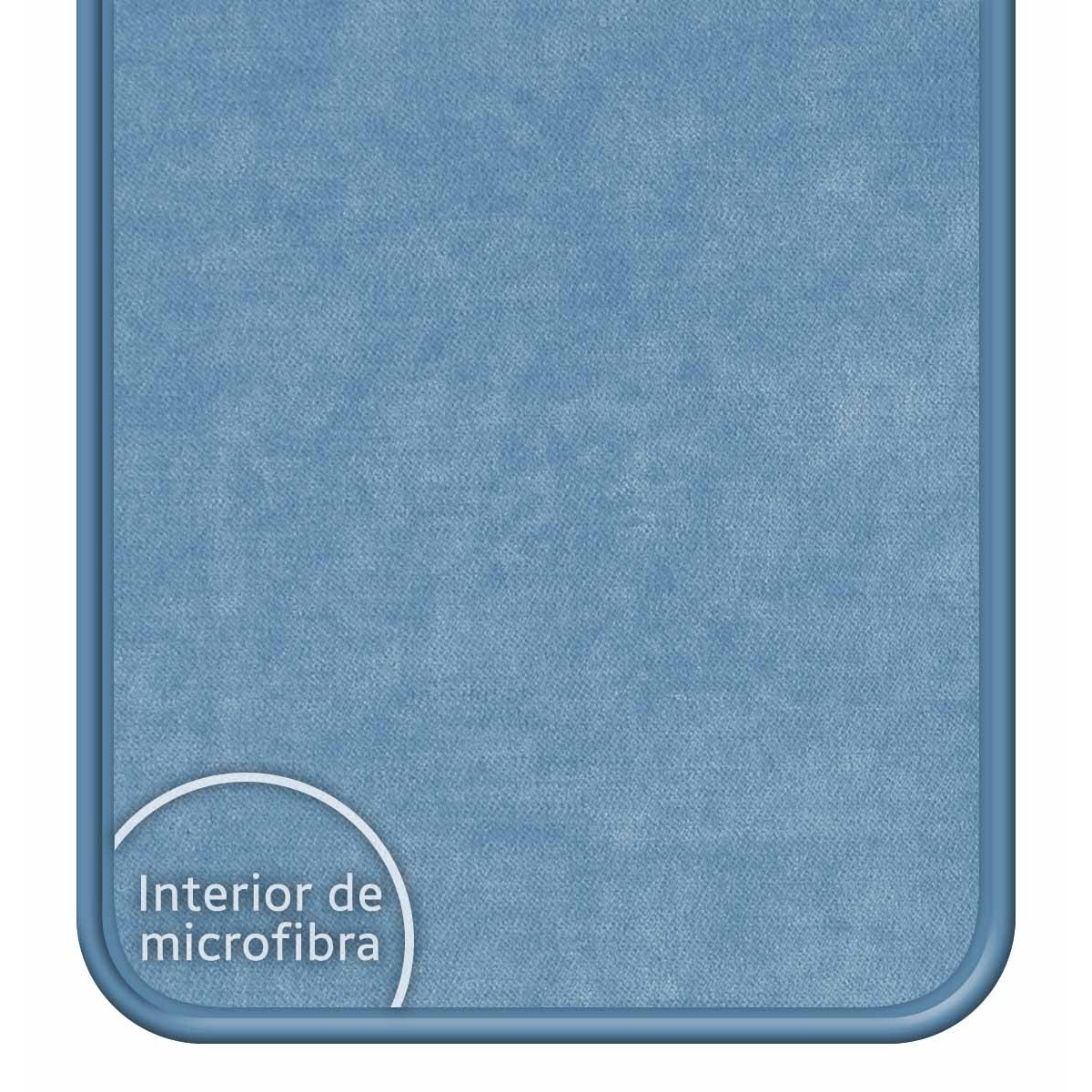 Funda Silicona Líquida Azul para Vivo Y35 / Y22s diseño Vegan Life Dibujos