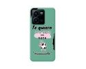 Funda Silicona Líquida Verde para Vivo Y35 / Y22s diseño Vaca Dibujos