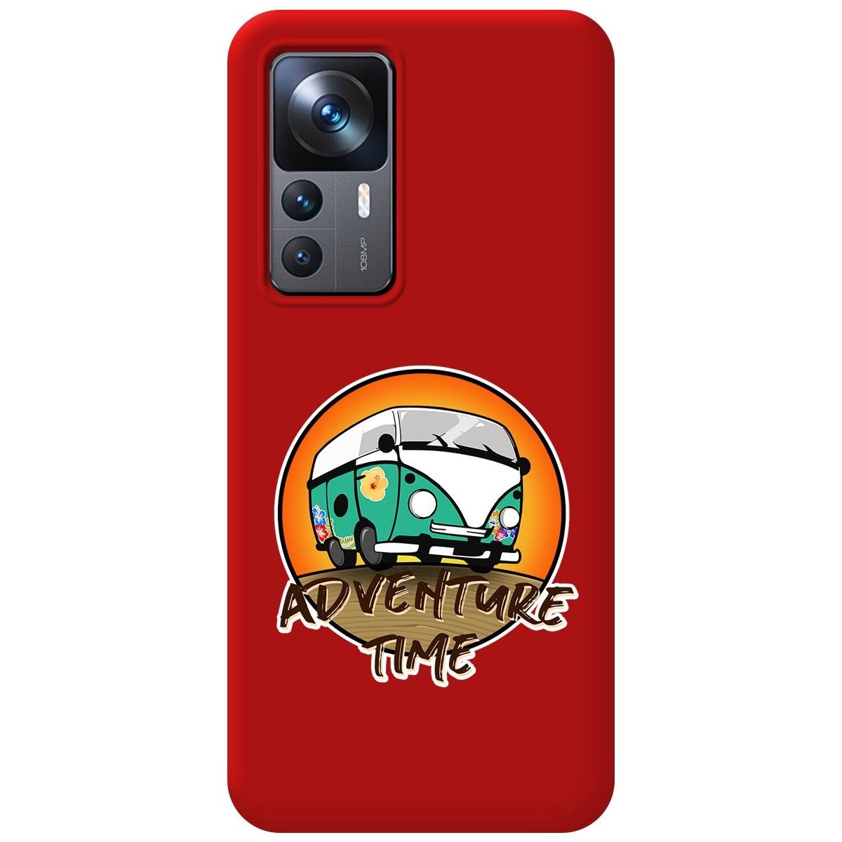 Funda Silicona Líquida Roja para Xiaomi 12T / 12T Pro 5G diseño Adventure Time Dibujos