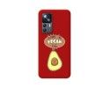 Funda Silicona Líquida Roja para Xiaomi 12T / 12T Pro 5G diseño Vegan Life Dibujos