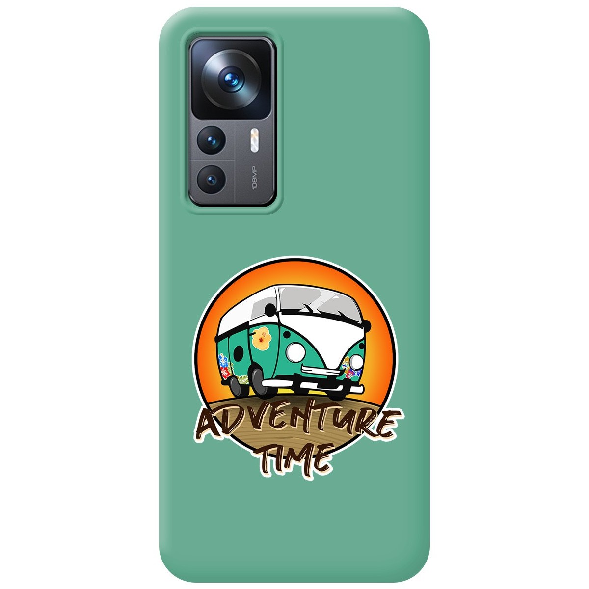 Funda Silicona Líquida Verde para Xiaomi 12T / 12T Pro 5G diseño Adventure Time Dibujos