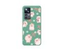 Funda Silicona Líquida Verde para Xiaomi 12T / 12T Pro 5G diseño Cerdos Dibujos