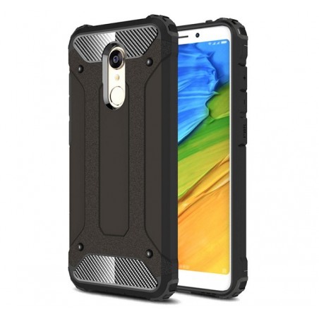 Funda Tipo Hybrid Tough Armor (Pc+Tpu) Negra para Xiaomi Redmi 5