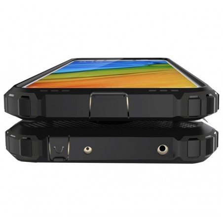 Funda Tipo Hybrid Tough Armor (Pc+Tpu) Negra para Xiaomi Redmi 5
