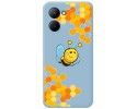 Funda Silicona Líquida Azul para Realme C33 diseño Abeja Dibujos