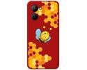 Funda Silicona Líquida Roja para Realme C33 diseño Abeja Dibujos