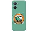 Funda Silicona Líquida Verde para Realme C33 diseño Adventure Dibujos