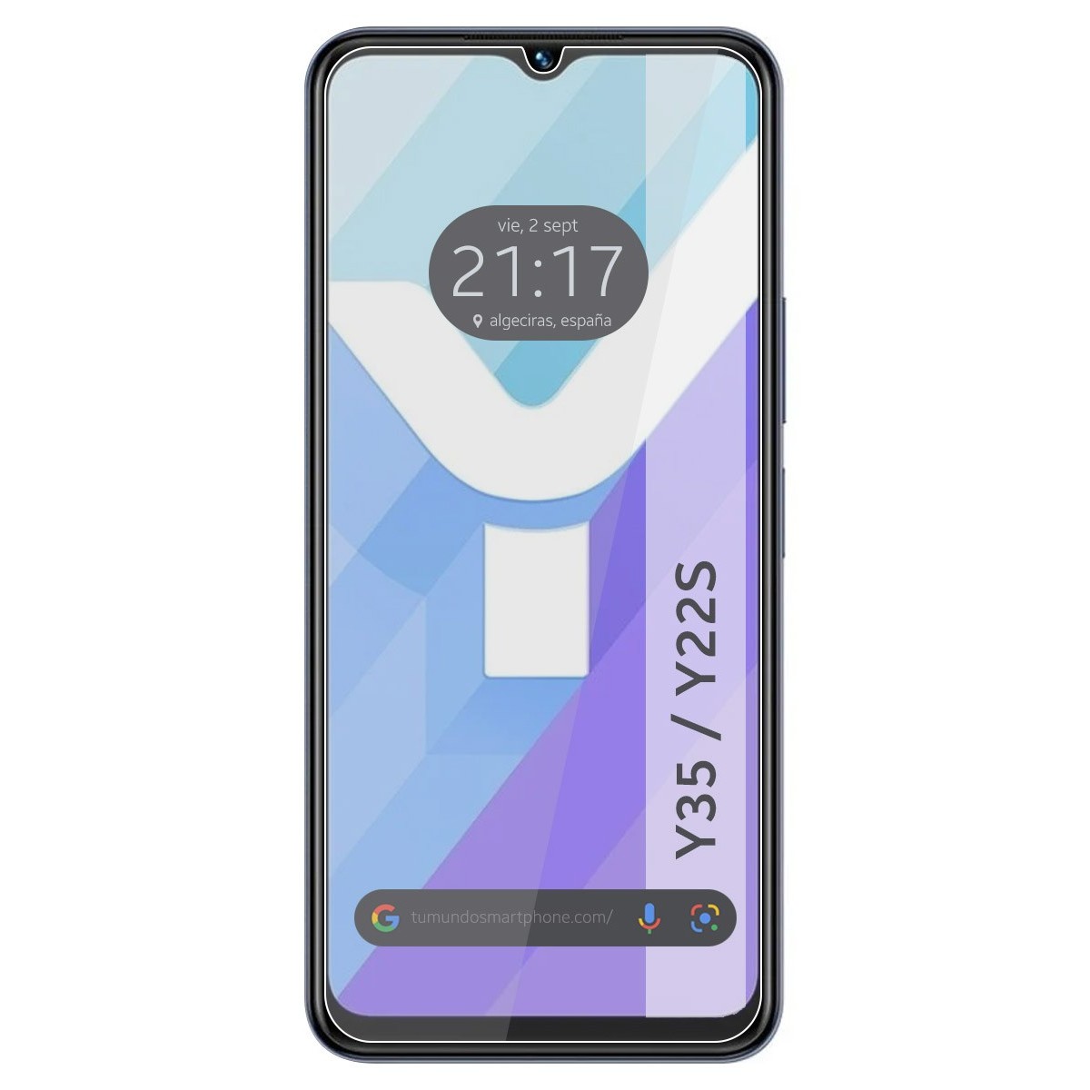 Protector Cristal Templado para Vivo Y35 / Y22s Vidrio