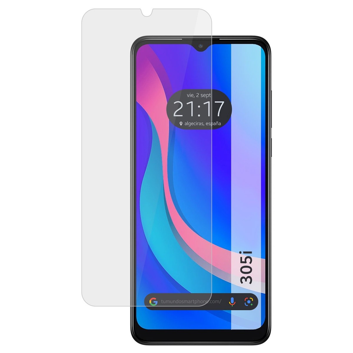 Protector Cristal Templado para TCL 305i Vidrio