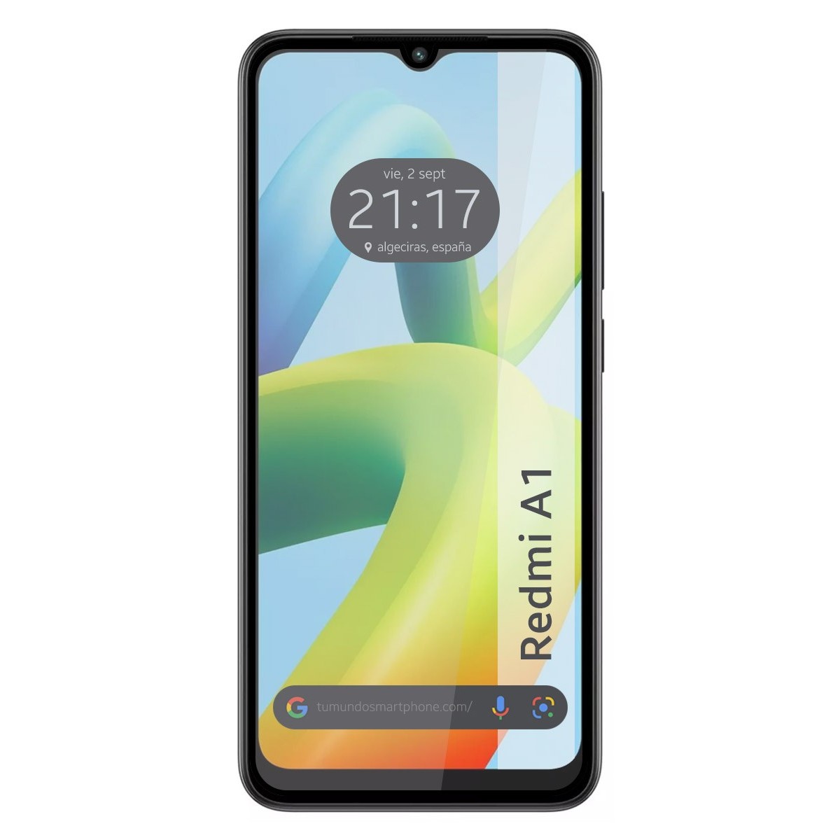 Protector Cristal Templado Completo 5D Full Glue Negro para Xiaomi Redmi A1 Vidrio