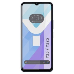 Protector Cristal Templado Completo 5D Full Glue Negro para Vivo Y35 / Y22s Vidrio 2