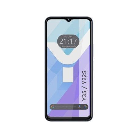 Protector Cristal Templado Completo 5D Full Glue Negro para Vivo Y35 / Y22s Vidrio