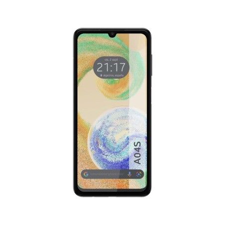 Protector Cristal Templado Completo 5D Full Glue Negro para Samsung Galaxy A04s Vidrio