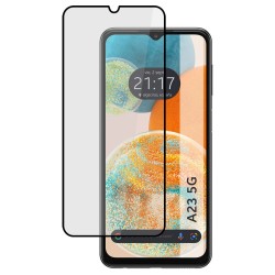 Protector Cristal Templado Completo 5D Full Glue Negro para Samsung Galaxy A23 5G Vidrio